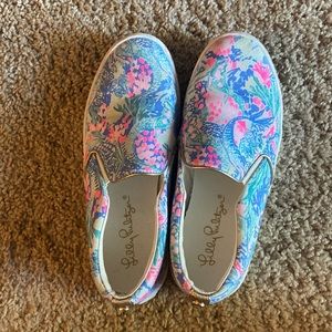 Lily Pulitzer pull on sneaker